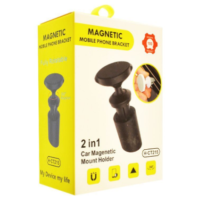 Автодержатель Magnetic CT215 Black, Чёрный