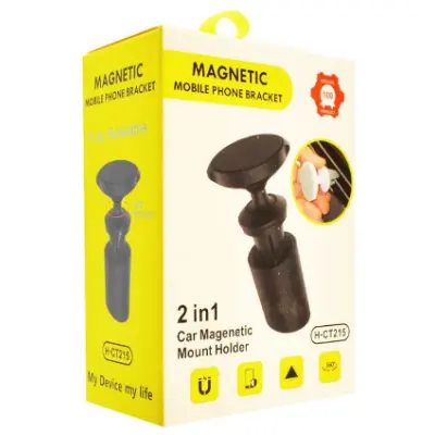 Автодержатель Magnetic CT215 Black, Чёрный
