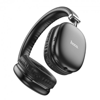 Беспроводные полноразмерные наушники Hoco W35 Black Stereo Bluetooth Headphones, черные