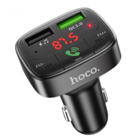 FM Трансмітер Hoco E59 2USB 20W Black, Чорний FM Трансмітер Hoco E59 2USB 20W Black, Чорний