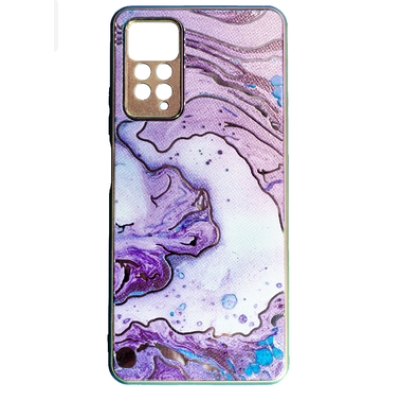 Накладка Marble UV Xiaomi Redmi Note 11 Pro Фіолетова