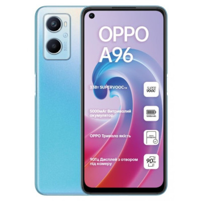 Смартфон OPPO A96 6/128 Sunset Blue, голубой