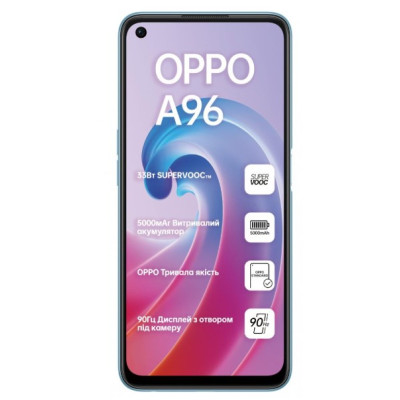 Смартфон OPPO A96 6/128 Sunset Blue, блакитний