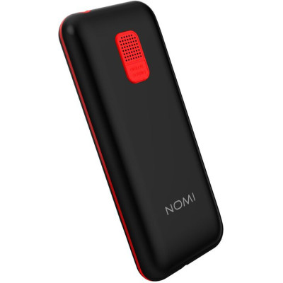 Мобільний телефон Nomi i1880 Black-Red, чорний