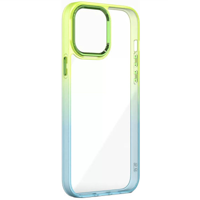 Чехол накладка Fresh sip Samsung A307/ A505 Бирюзовый/ Лимонный