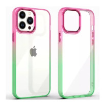 Накладка Fresh sip Xiaomi Redmi Note 10 Pro Салатовый/ Розовый