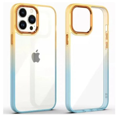 Чехол накладка Fresh sip Xiaomi Redmi Note 11/Note 11S Бирюзовый/ Оранжевый