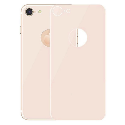 Захисне скло 5D iPhone 7+/8+ Тильна сторона Рожеве