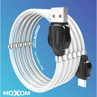 Кабель дата Moxom microUSB Magnetic (MX-CB46) Белый