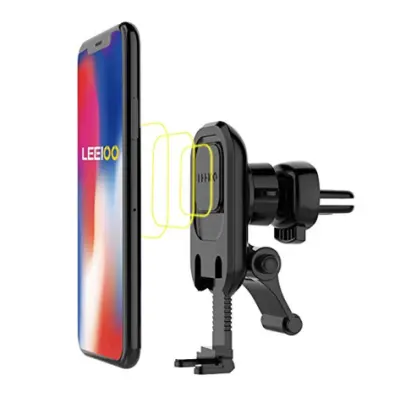 Автодержатель Leeioo Aegis-Outlet Magnetic Black, Чёрный