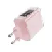 Сетевое зарядное устройство ACEFAST A45 GaN PD65W 2USB-C+USB-A Cherry Blossom Розовая