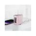 Сетевое зарядное устройство ACEFAST A45 GaN PD65W 2USB-C+USB-A Cherry Blossom Розовая