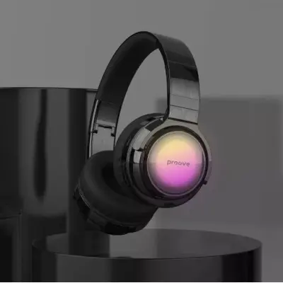 Беспроводные наушники с микрофоном Proove Crystal Galaxy Прозрачные Чорние Беспроводные наушники с микрофоном Proove Crystal Galaxy Прозрачные Чорние