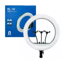 Кільцева лампа LED 46см RL-18 (55W) з пультом і сумкою без штатива Кільцева лампа LED 46см RL-18 (55W) з пультом і сумкою без штатива