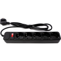 Мережевий Фільтр-Подовжувач живлення ProLogix (PRS-050P5-18B) 5 розеток, 1.8 м, чорний Мережевий Фільтр-Подовжувач живлення ProLogix (PRS-050P5-18B) 5 розеток, 1.8 м, чорний