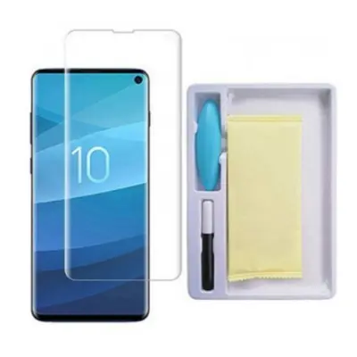 Защитное стекло 5D Xiaomi Mi 10/Mi 10 Pro + лампа