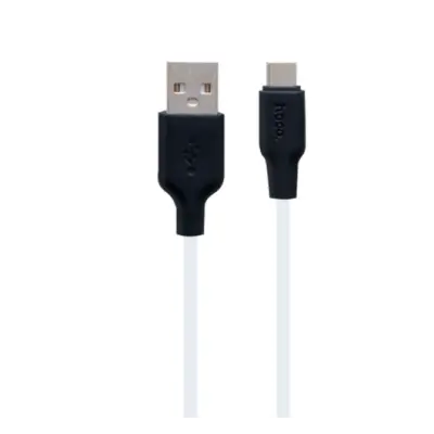 Кабель дата Hoco X21 USB Type A - Type-C 1м Чёрно-белый Кабель дата Hoco X21 USB Type A - Type-C 1м Чёрно-белый