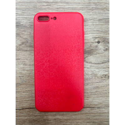 Накладка Baseus Plaid iPhone 7+ Красная