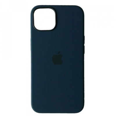 Чехол накладка HC Magsafe iPhone 13 Pro  Синяя/Abyss Blue (AAA Animation)