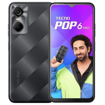 Смартфон Tecno POP 6 PRO (BE8) 2/32 Polar Black, чорний