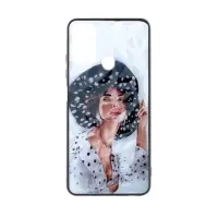 Чехол накладка Prisma Ladies OPPO A53/A32/A33 Девушка в шляпе