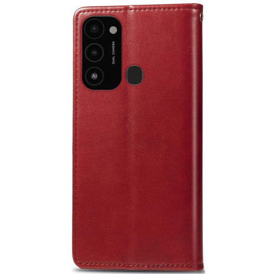 Чохол-книжка Getman Gallant TECNO Spark 8C Червона