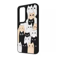 Накладка WAVE Doodle Samsung S24 FE (S721) Котики