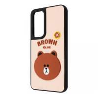 Накладка WAVE Doodle Samsung A366 (A36)/A566 (A56) Медведь Накладка WAVE Doodle Samsung A366 (A36)/A566 (A56) Медведь