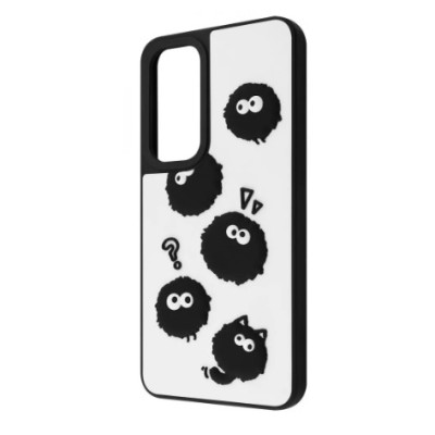 Накладка WAVE Doodle Samsung A366 (A36)/A566 (A56) Чорна/Black fluffy