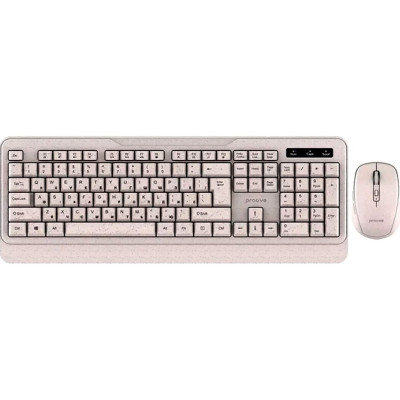 Клавіатура + миша бездротова Proove Harmless Beige Бежевий