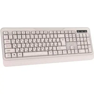Клавіатура + миша бездротова Proove Harmless Beige Бежевий