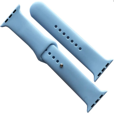Ремешок Apple Watch 38мм Силикон Сирень/ Lilac Cream 2од