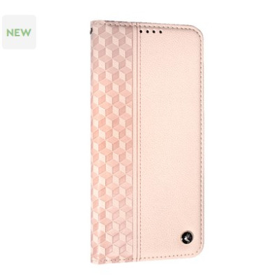 Чехол-книжка Deluxe Xiaomi Redmi Note 12 Pro Розовый Песок