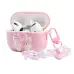 Чохол для навушників AirPods Pro 2 Бант рожевий
