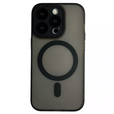 Чехол накладка Protective Camera Matte iPhone 13 Pro Max Черная