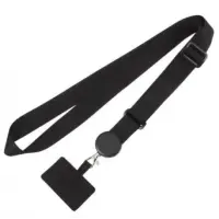 Шнурок (широкий) для смартфона Чорний