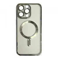 Чехол Накладка Metal Matte MagSafe iPhone 12 Pro Max Natural Titaum