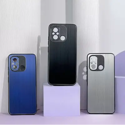 Чехол накладка Wave Metal Samsung A346 (A34) Черная Чехол накладка Wave Metal Samsung A346 (A34) Черная