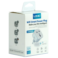 Смарт розетка Wi-fi Ldnio SCW1050 Біла Смарт розетка Wi-fi Ldnio SCW1050 Біла