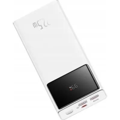 Універсальна мобільна батарея Повербанк Baseus EnergyFill FP41 22.5W 30000mAh Білий