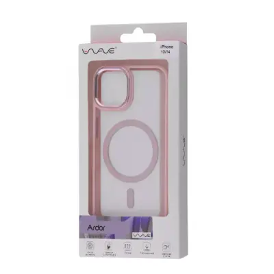 Чохол накладка WAVE Ardor MagSafe iPhone 13/ iPhone 14 Рожевий пісок