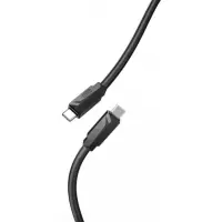 Кабель дата XO NB-Q233B Type-C to Type-C (60W) 1м Чёрный