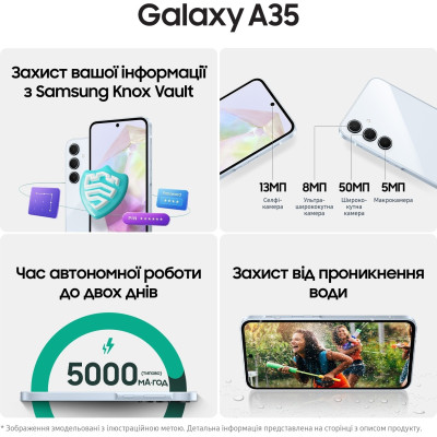 Смартфон Samsung A356 (A35) 8/265GB Awesome Lemon, Жовтий