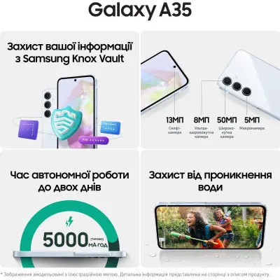 Смартфон Samsung A356 (A35) 8/265GB Awesome Lemon, Жовтий