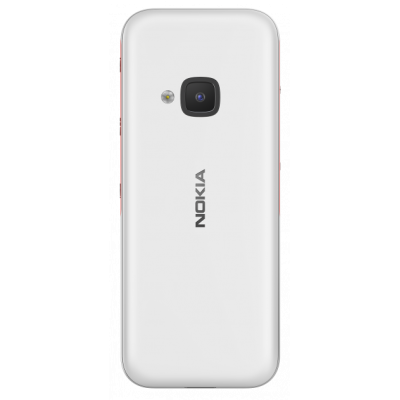 Телефон Nokia 5310 Dual Sim White/Red, чорно-білий