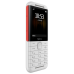 Телефон Nokia 5310 Dual Sim White/Red, чорно-білий