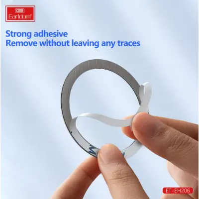 Пластина-кільце для MagSafe Earldom (2шт) Чорна Пластина-кільце для MagSafe Earldom (2шт) Чорна