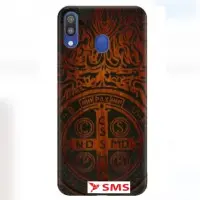 Чехол накладка Wooden Varnish Samsung M205 (M20) Крест