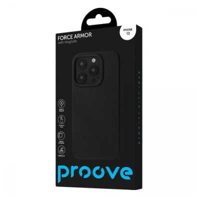 Чехол Накладка Proove Force MagSafe iPhone 13 Черная