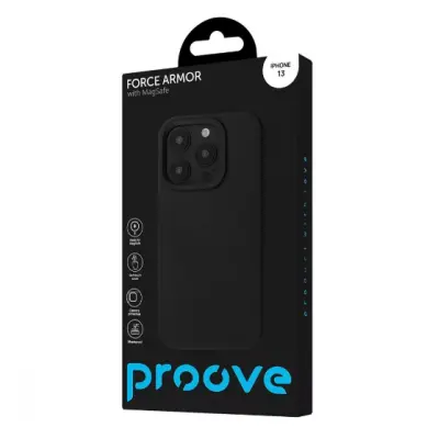 Чохол Накладка Proove Force Armor MagSafe iPhone 13 Чорна